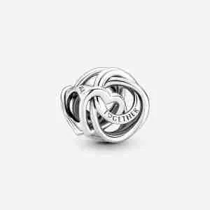 Charm Cœur et Cercles Ma Famille Pour Toujours