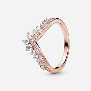 Bague Vœu Princesse-l’Or Rose