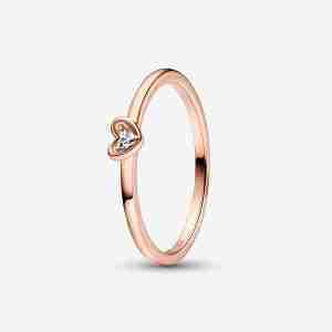 Bague Cœur Rayonnant