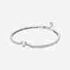 Bracelet Rivière Cœur Scintillant Argent