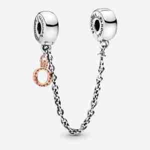 Charm Chaîne de Confort O Couronné Pendant