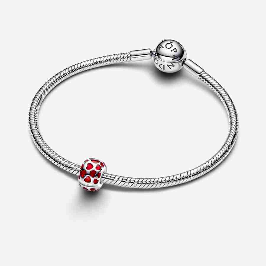 Charm Clip Rond Cœurs_3 Charm Clip Rond Coeurs 3