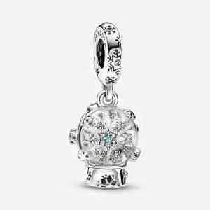Charm Pendant Boule à Neige Flocon de Neige