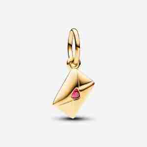 Charm Pendant Enveloppe Lettre d’Amour