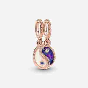 Charm Pendant Scintillant Yin & Yang Séparable
