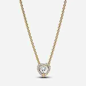 Collier Cœur Scintillant l’Or