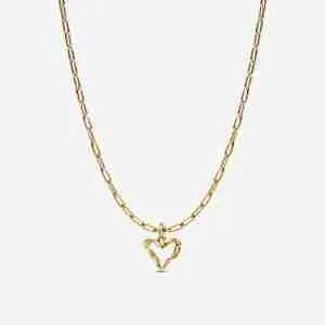 Collier Composé Cœur Fil de Fer