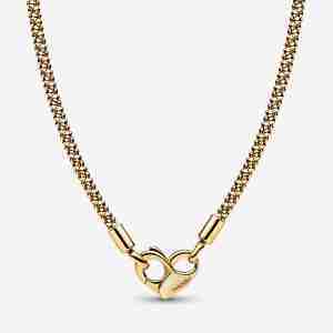 Collier Maille Cloutée Pandora Moments l’Or