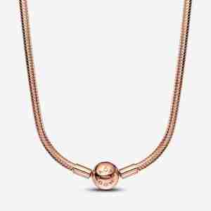 Collier Maille Serpent Pandora Moments l’Or Rose