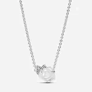 Collier Rose Blanche