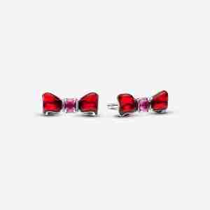 Clous d’Oreilles Disney Blanche-Neige Nœud Blanc
