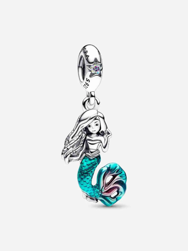👑✨ Collection Limitée : Les Princesses Disney Brillent chez Pandora ! 1 pandora la petite sirene