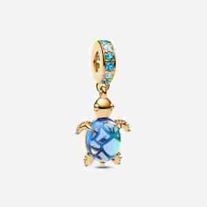 Charm Pendant Verre de Murano Tortue de Mer