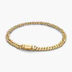 Bracelet Maille Cubaine Doré