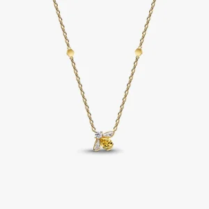 Collier avec Pendentif Abeille Doré